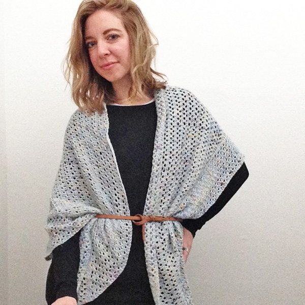 Como usar Xale de Croche xale de croche facil