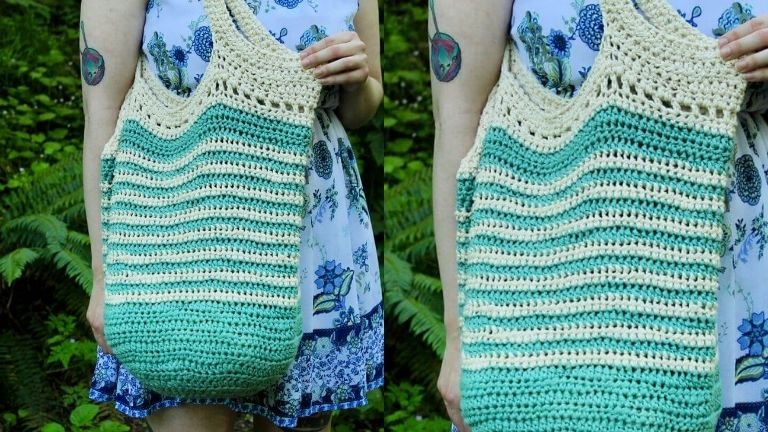 sacola de crochê sacola de crochê