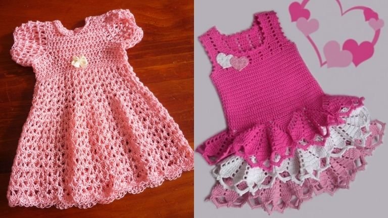 Vestidos de croche infantil 