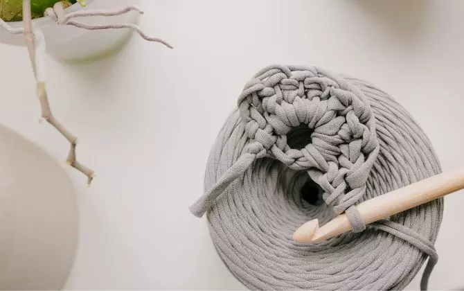 Roupão de banho de crochê