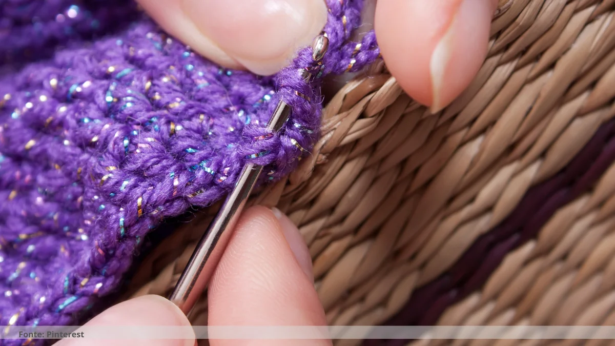 tapete de croche retangular passo a passo