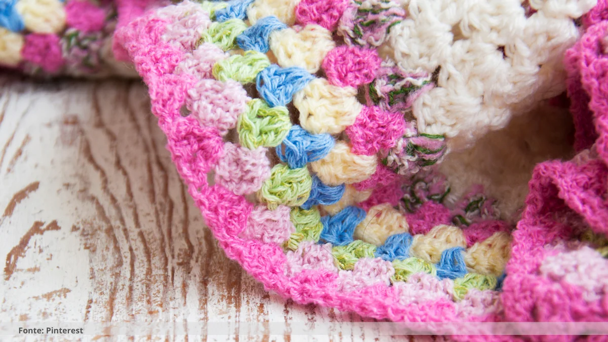 manta para sofa em croche