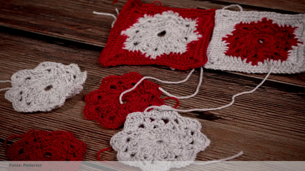 bicos de crochê para tapetes