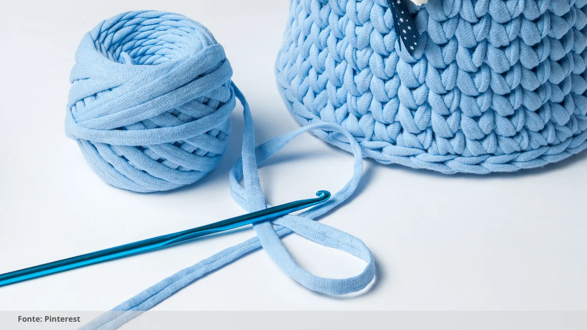 cropped de croche infantil