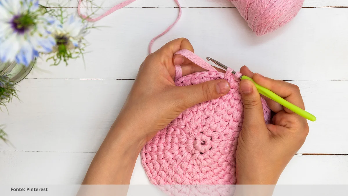 como fazer tapete de crochê quadrado