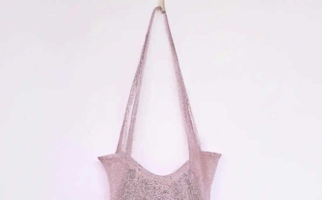 bolsa de croche fio de malha