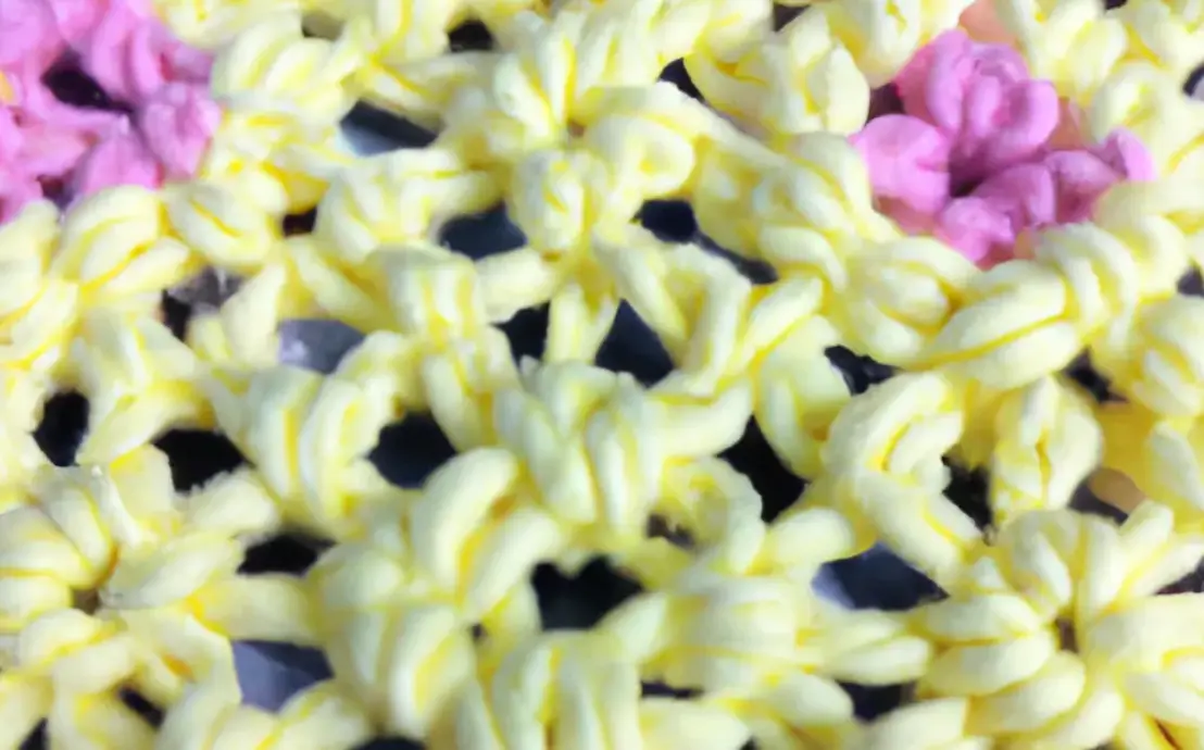 tapete de croche quadrado