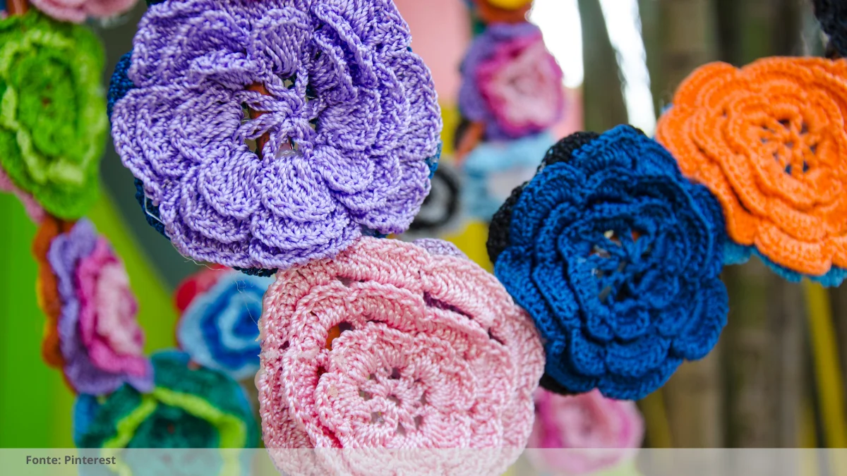 como fazer tapetes de crochê redondo