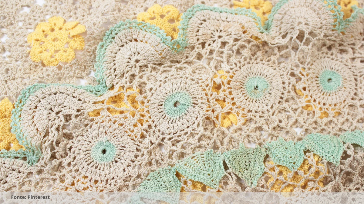como fazer folhinhas de crochê