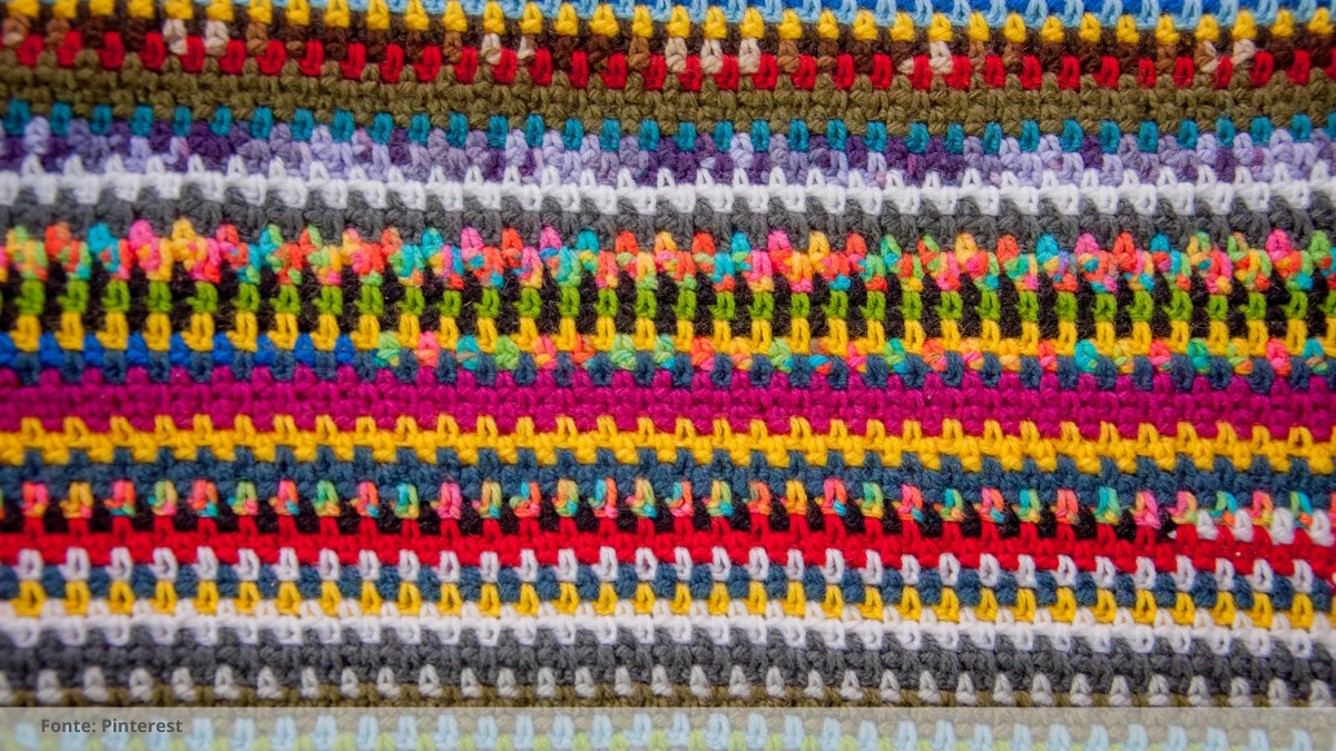 foto de crochê