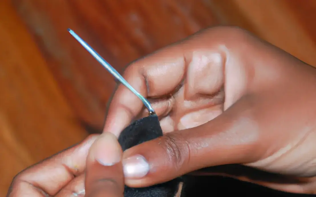 bico de crochê simples bico de crochê simples