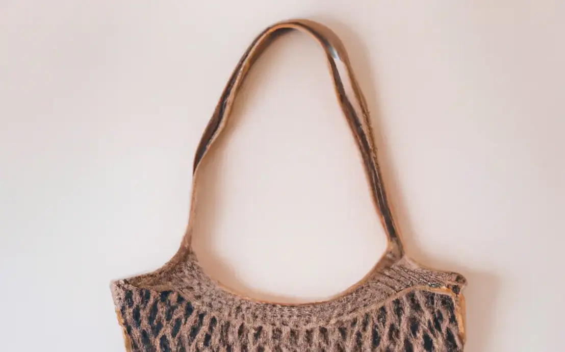 bolsa de croche fio de malha