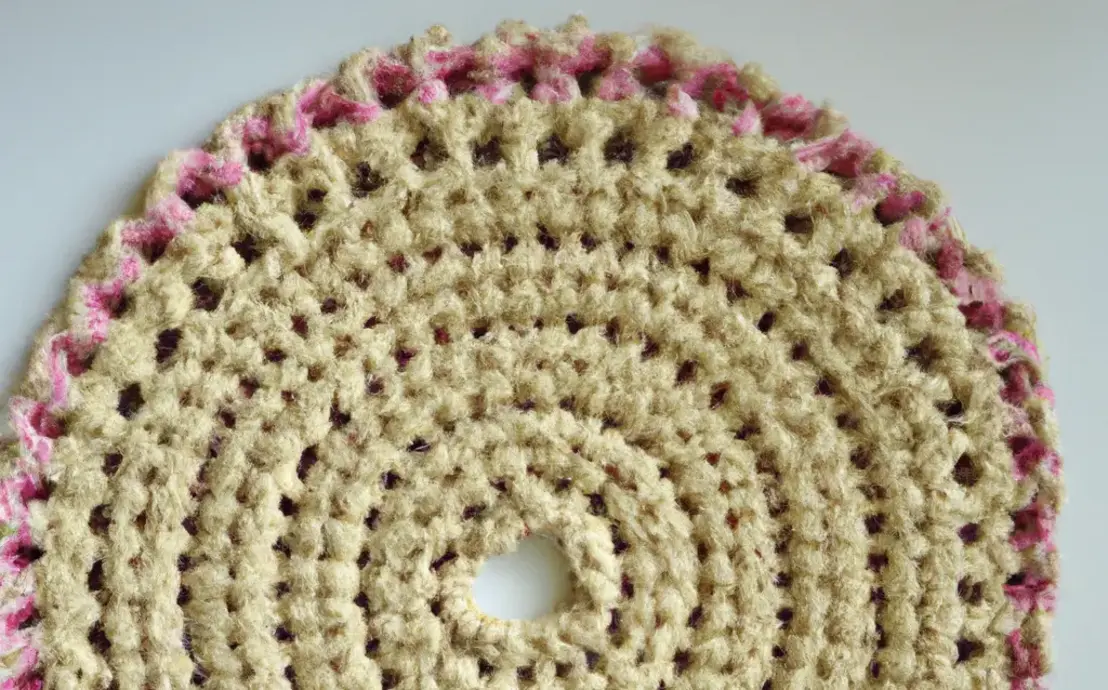 tapete redondo de croche