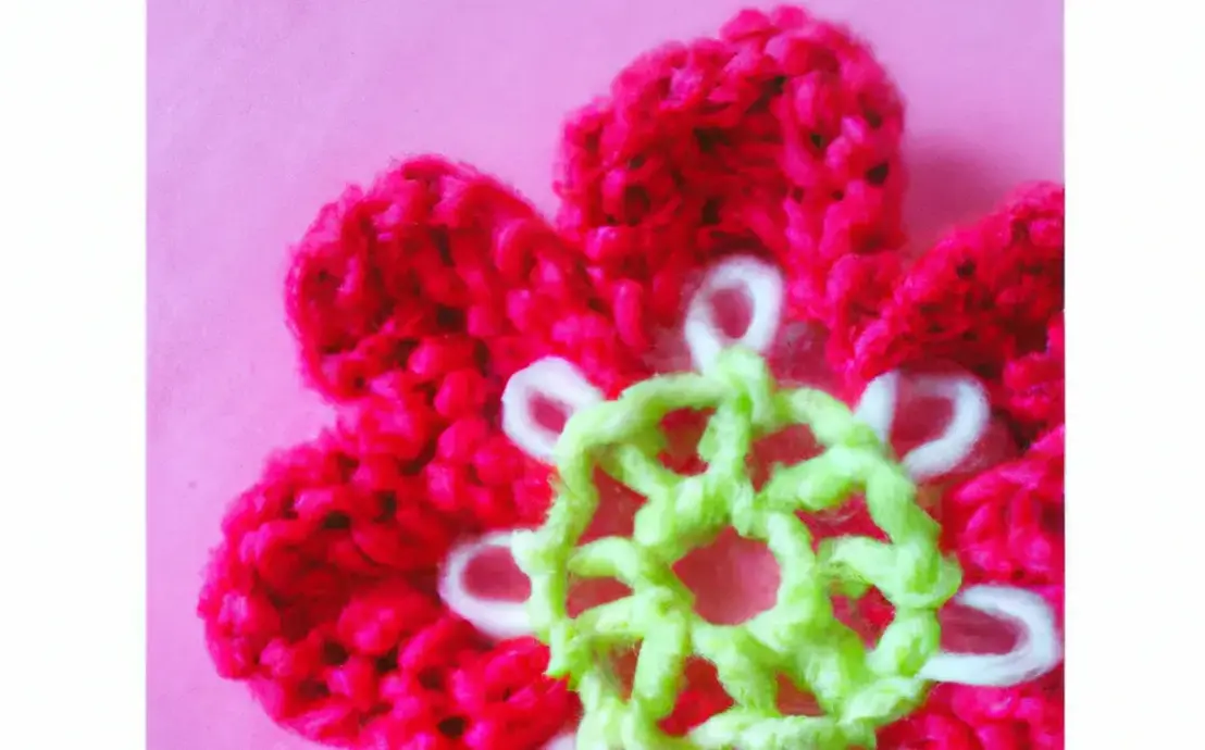 flor de crochê passo a passo