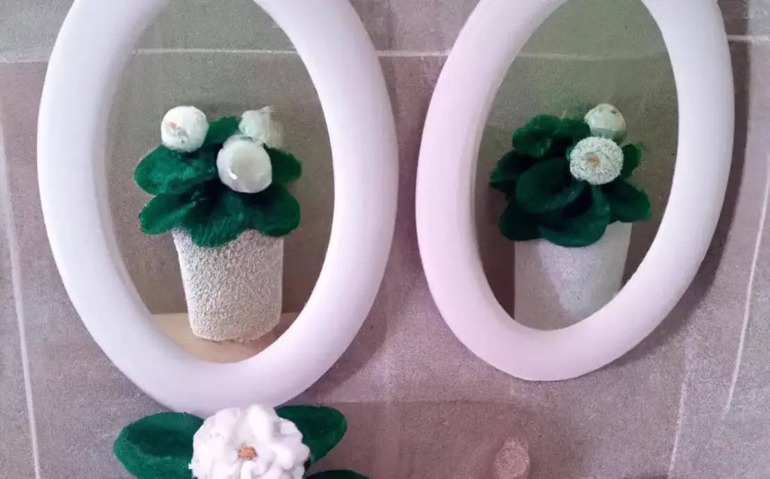 jogo de banheiro de crochê com flores