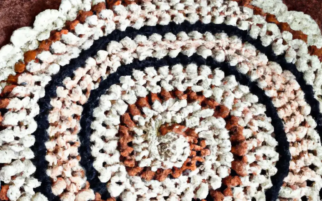 passadeira de croche para quarto