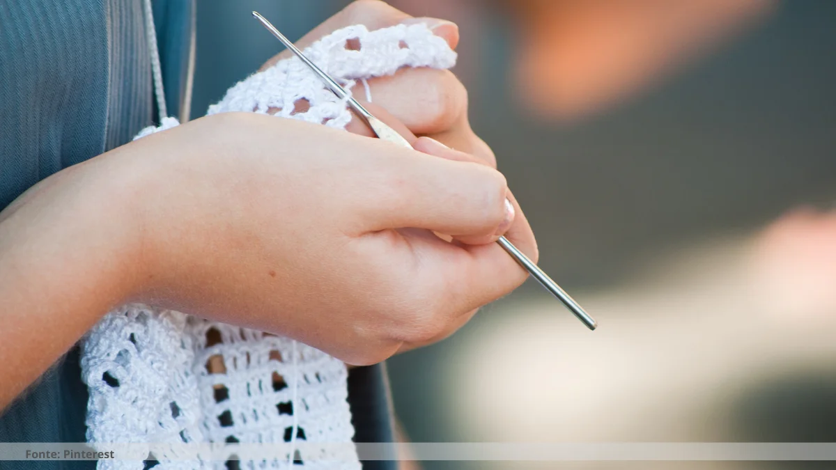 bico de crochê diferente