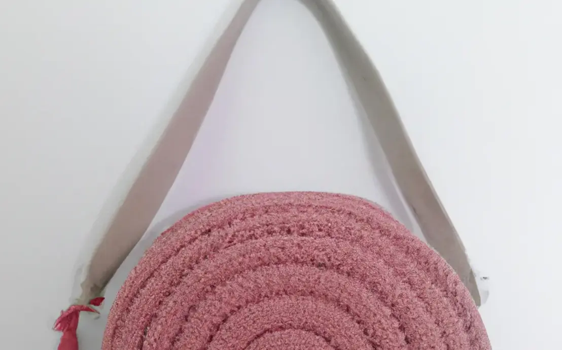 bolsinha de croche redonda