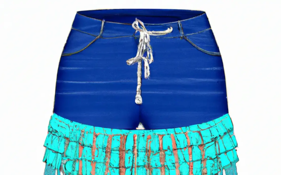 biquíni de crochê shortinho