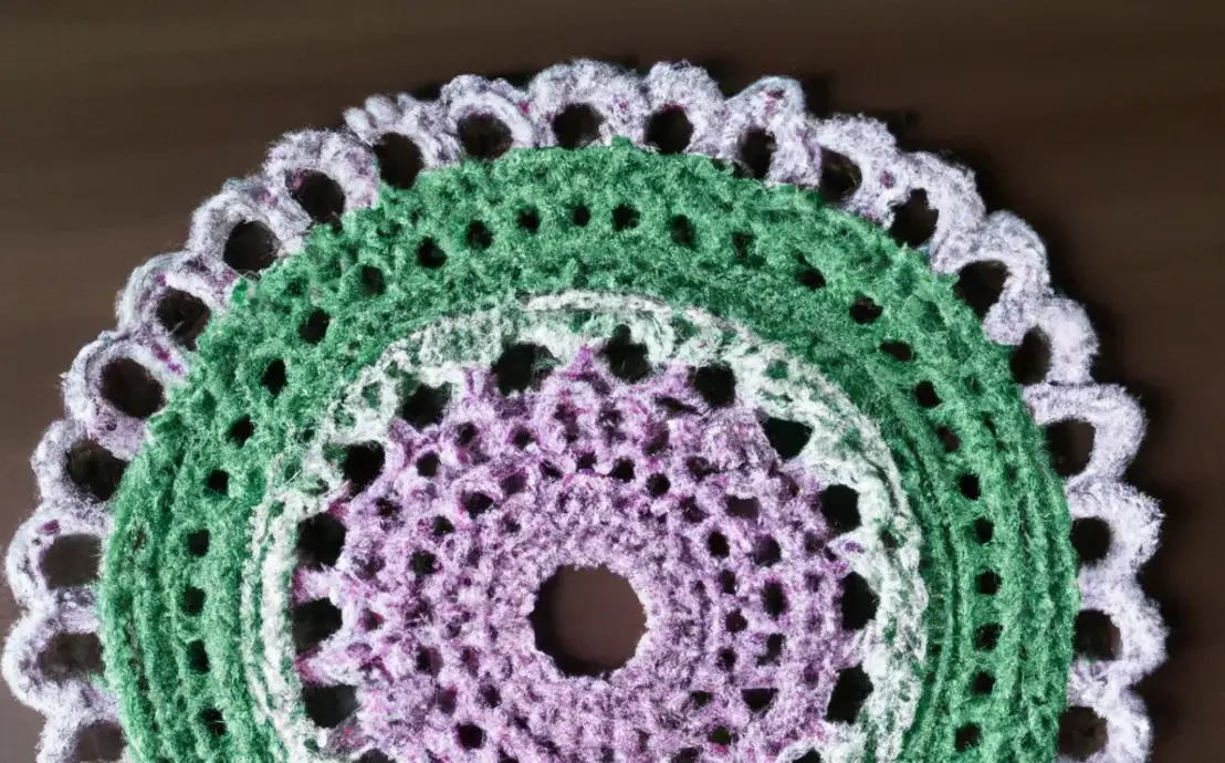 toalha de crochê redonda toalha de crochê redonda