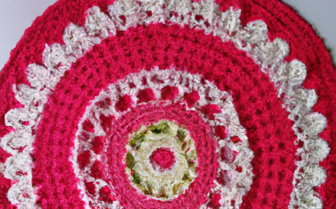 tapete redondo croche