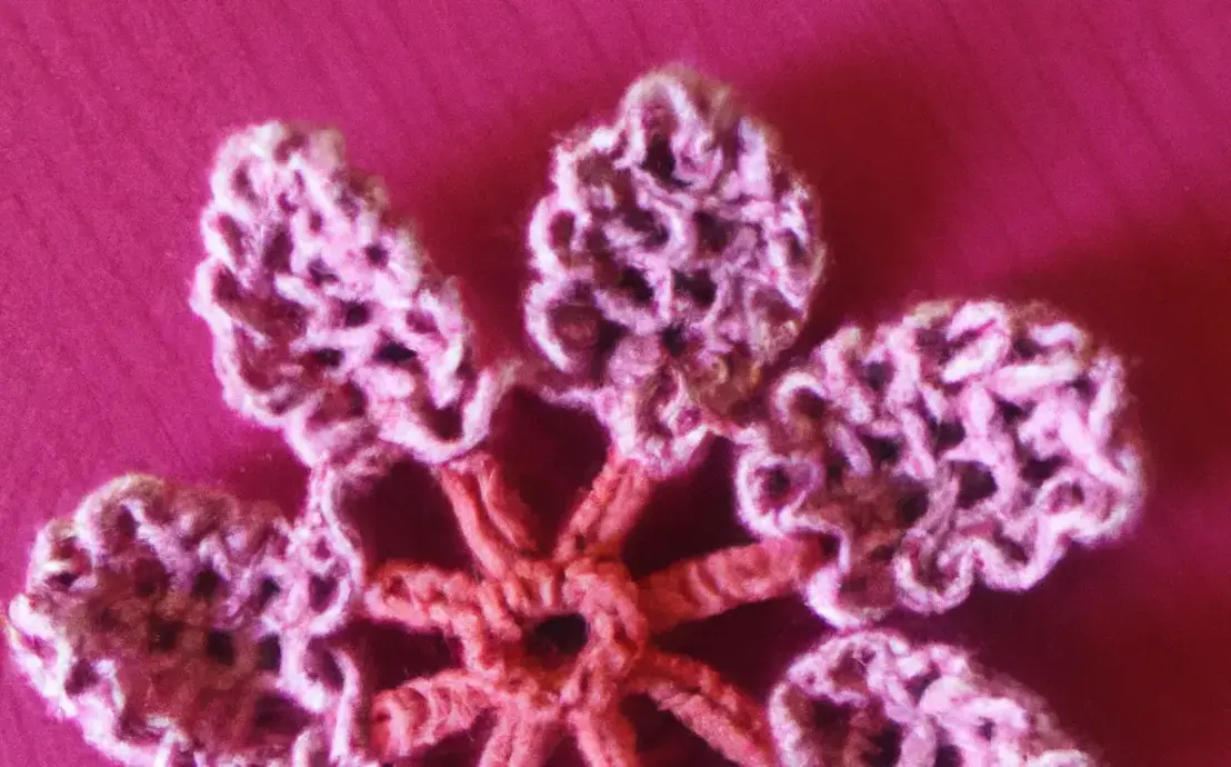 flores de croche para aplicação