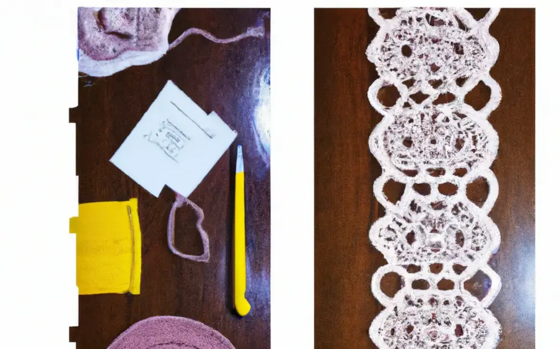 trilho de mesa de crochê passo a passo