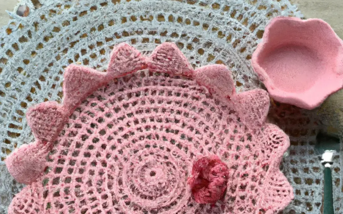 jogo de sousplat de crochê jogo de sousplat de crochê