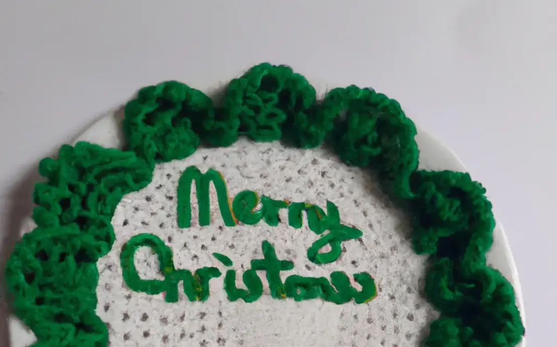 sousplat de croche natalino