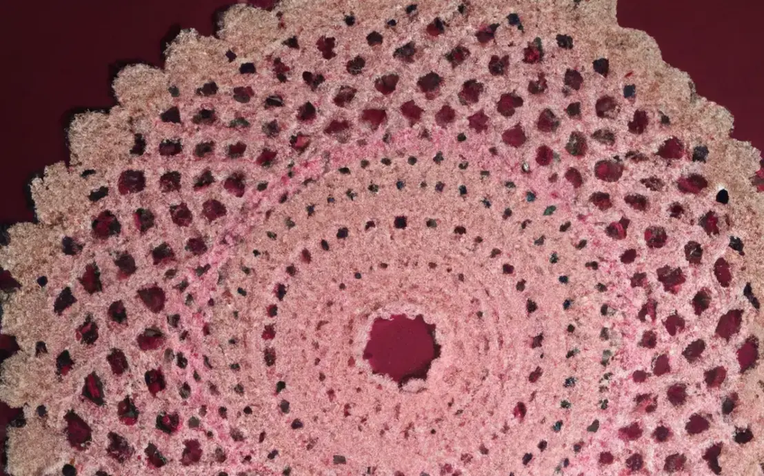 supla de crochê redondo