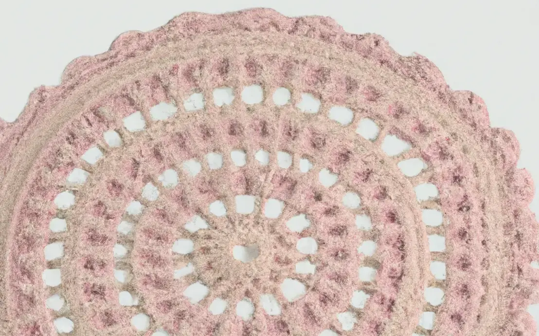 tapete redondo croche