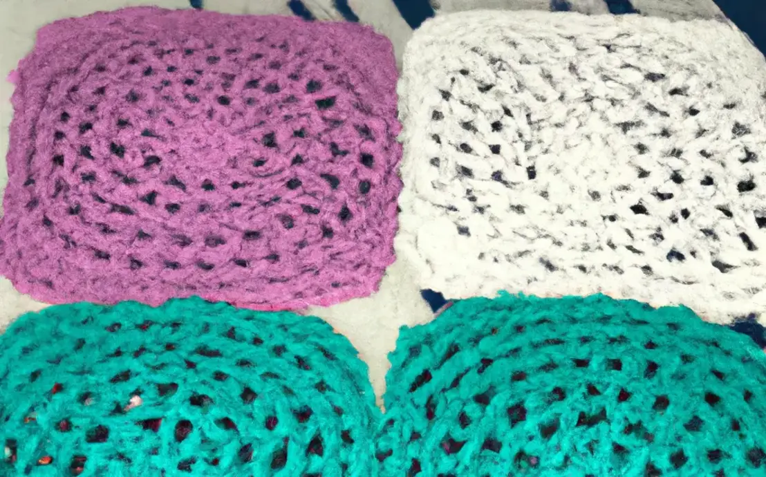 tapetes de crochê oval