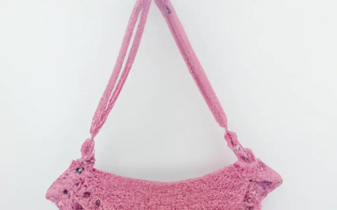 bolsa de crochê com barbante número 6