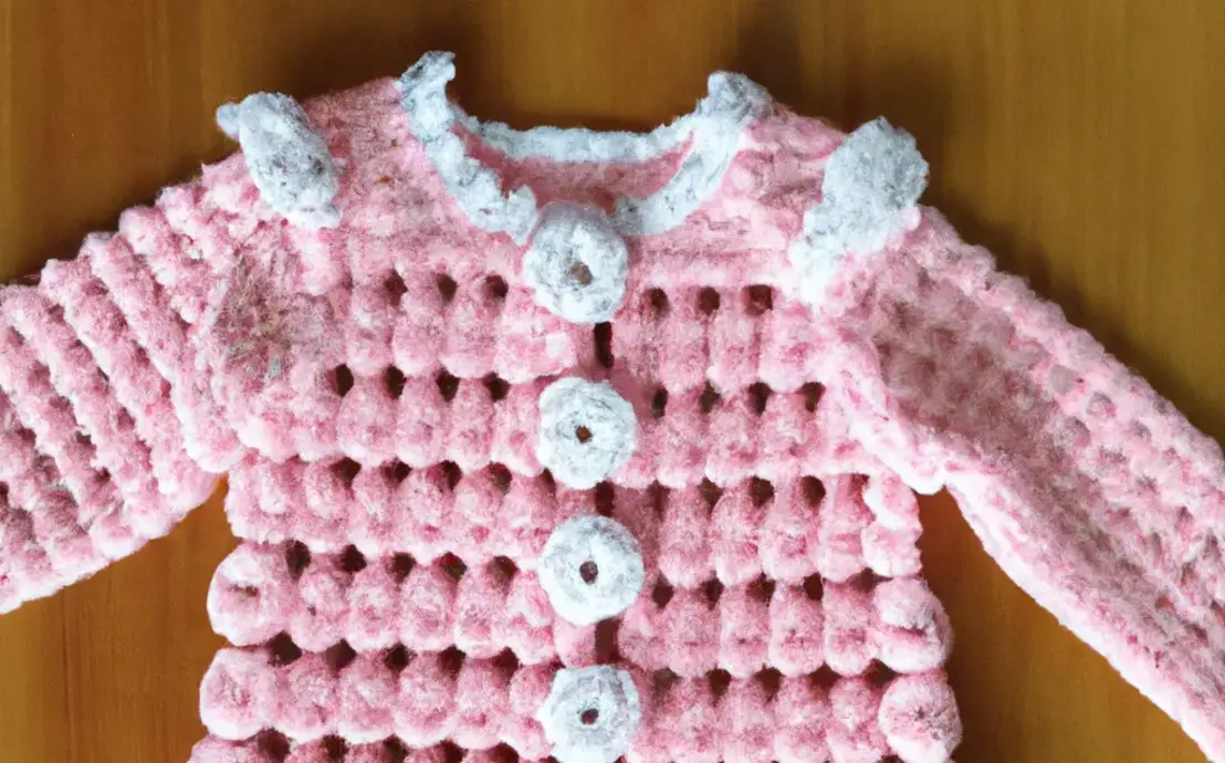 casaquinho de crochê para bebê