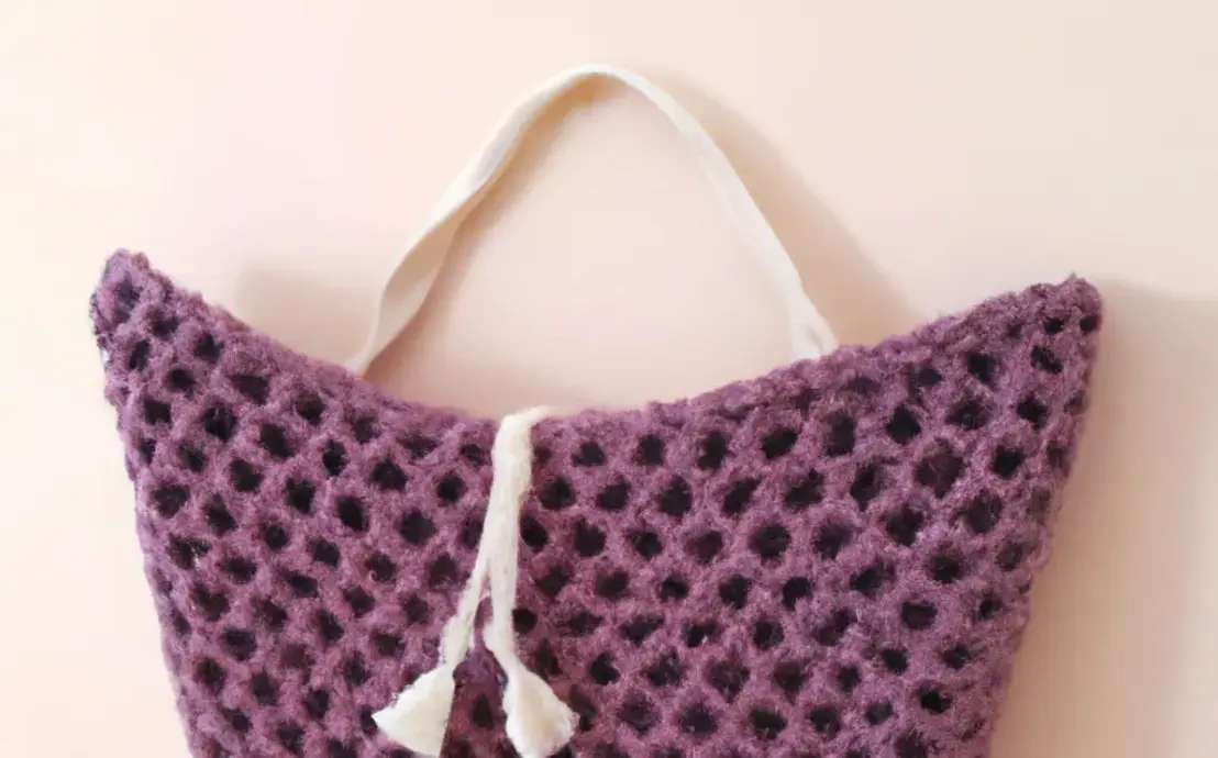 bolsa de crochê simples