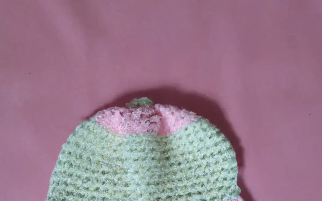 chapeuzinho de crochê infantil