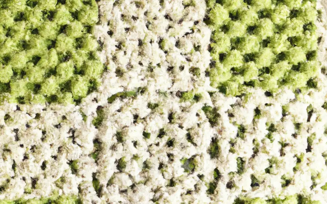 tapete retangular de croche