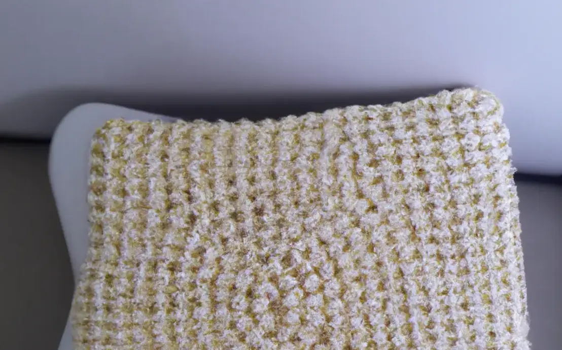 capa de almofada de croche quadrada