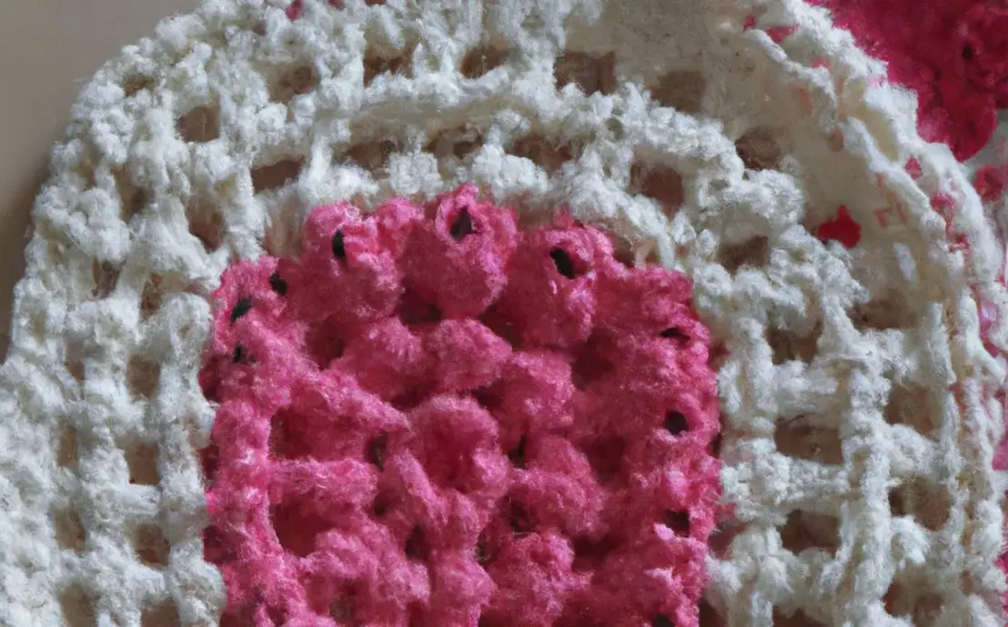 bico de crochê para pano de prato carreira única