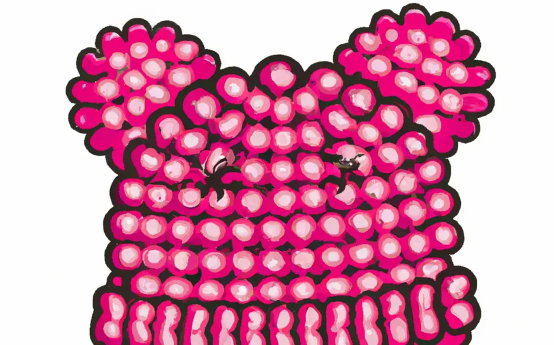 touca de croche infantil