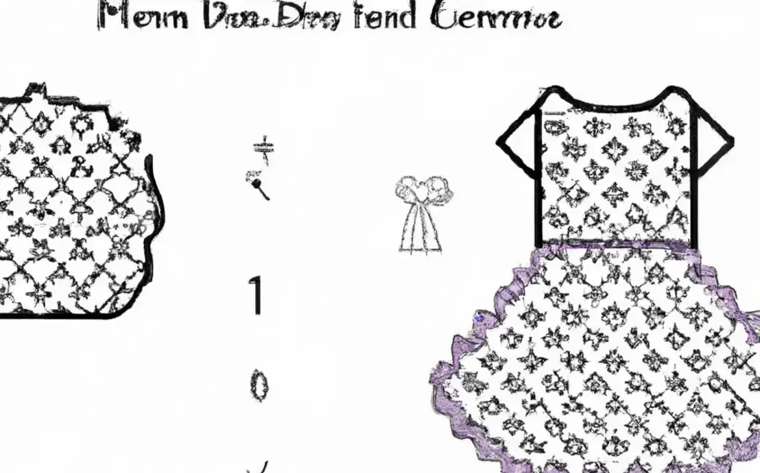 vestido de crochê infantil com gráfico