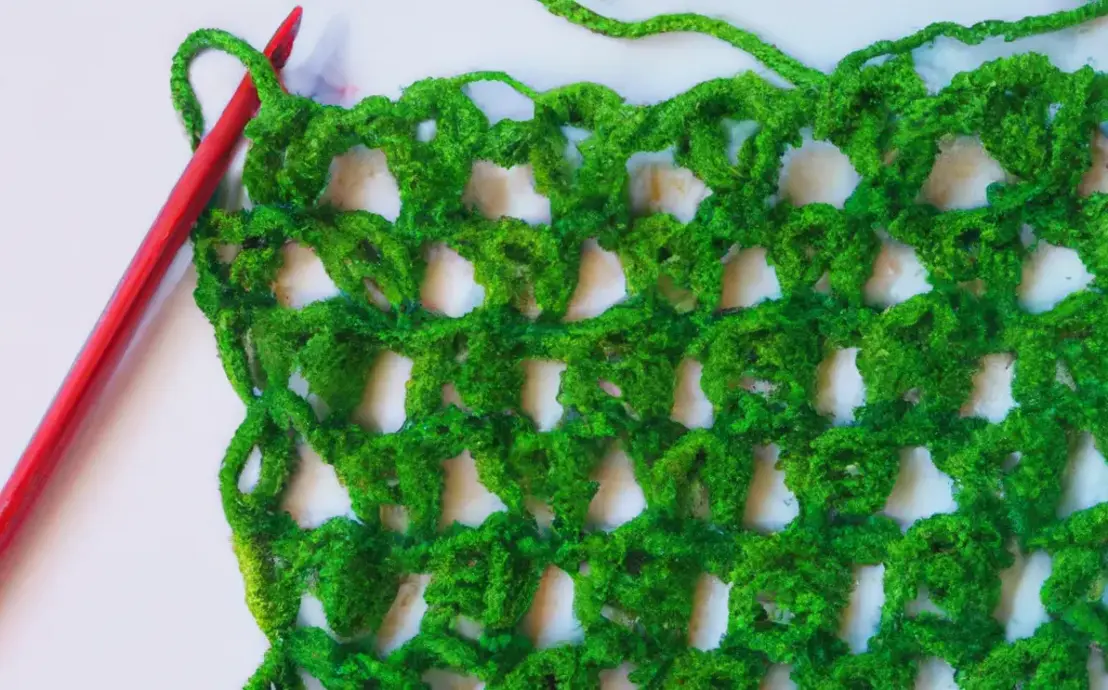 bico de crochê simples carreira única