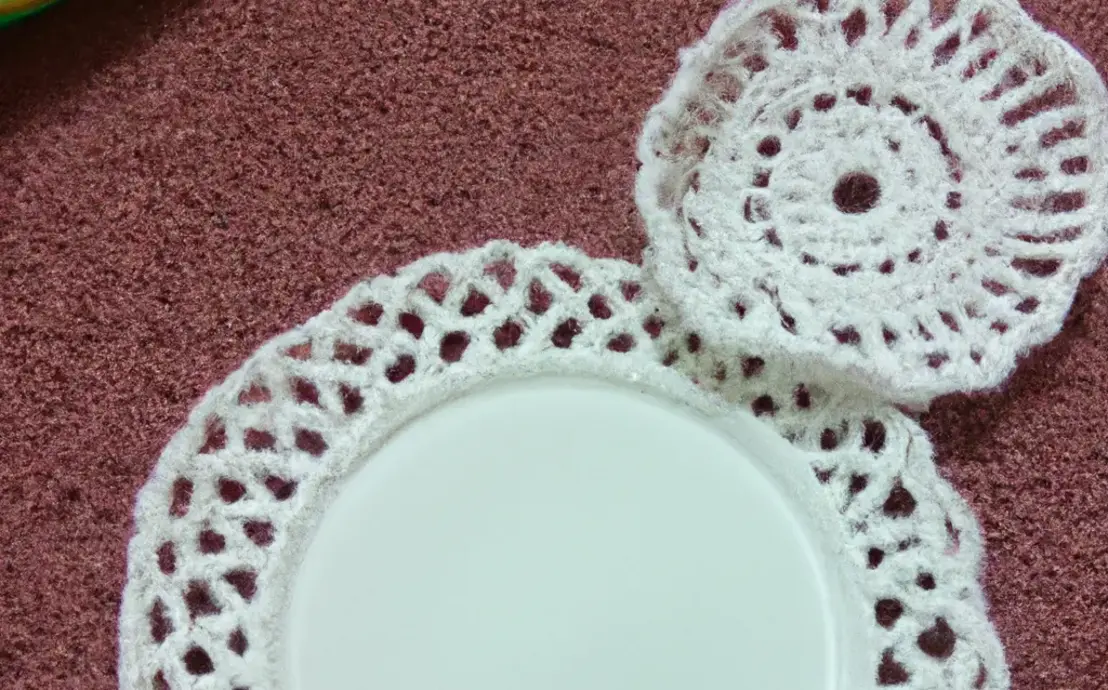 sousplat redondo em crochê fácil e econômico