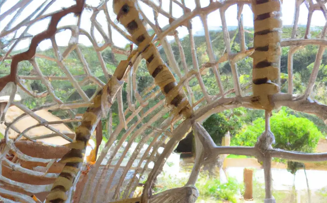 varanda de rede de crochê