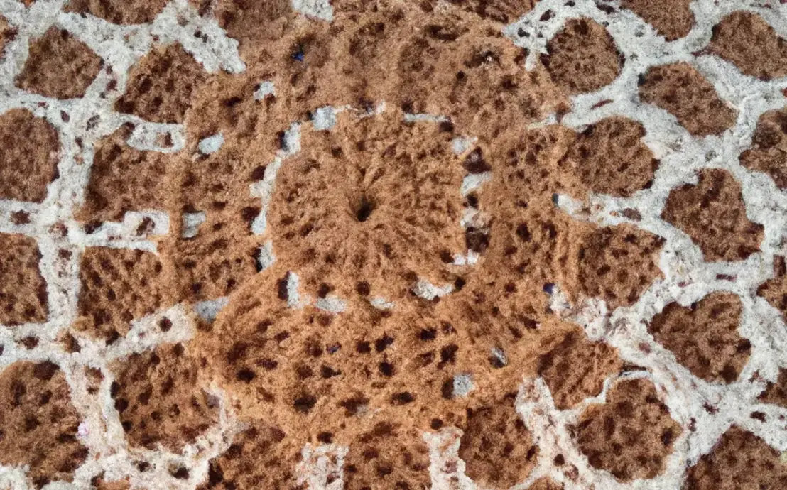 Bicos de crochê para tapete quadrado