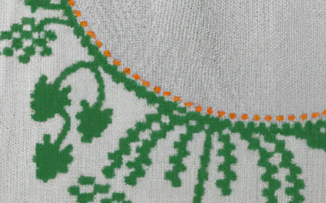 Saias de croche para pano de prato