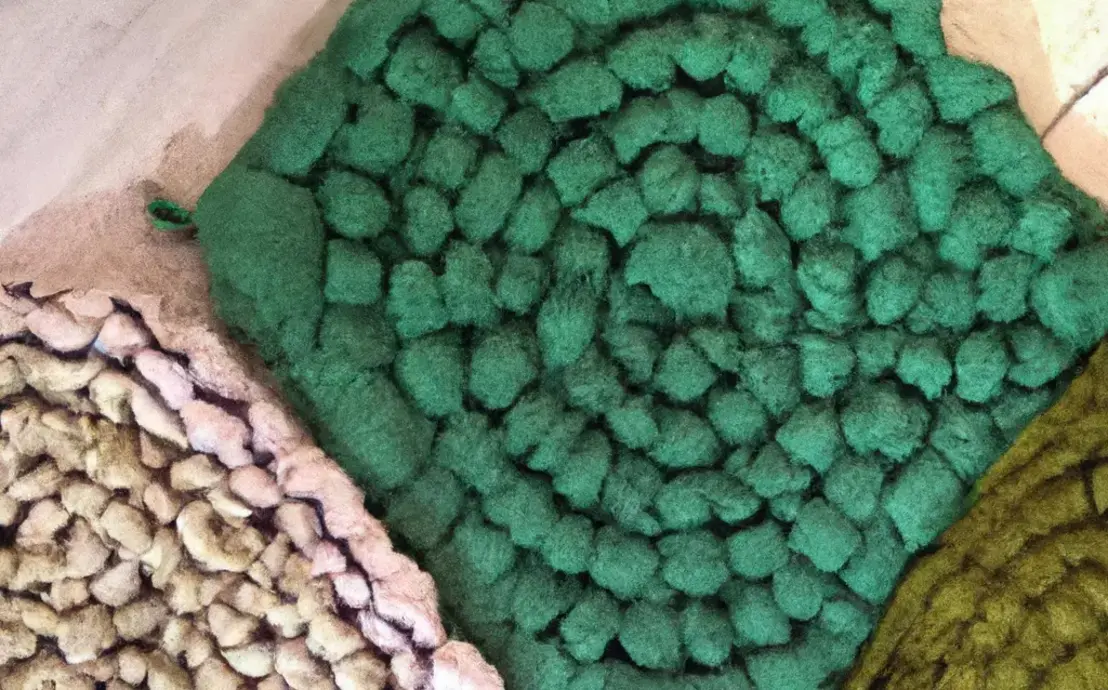 Tapetes de crochê para sala