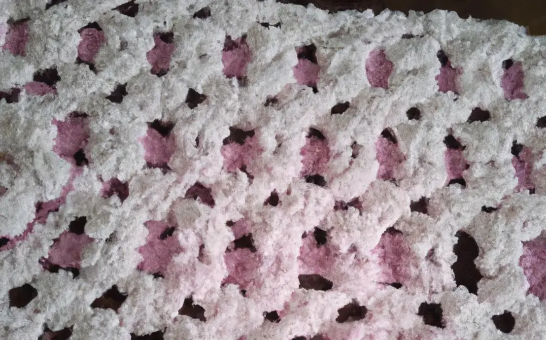 Colcha de crochê em quadrados Colcha de crochê em quadrados