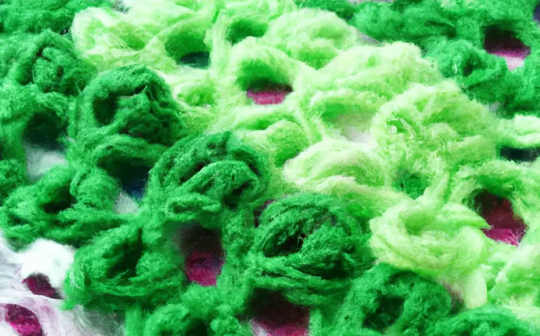 Colcha de crochê simples