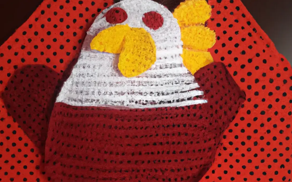 Galinha de croche